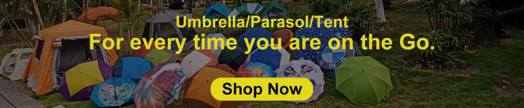 Waterproof 2-4 People Yellow Pop up Automatic Camping Tent for Men/Women/Family with Logo Print