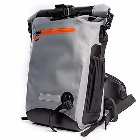 Custom PVC TPU 30L White Messenger Waterproof Laptop Dry Backpack Rucksack for Outdoor Camping Hiking