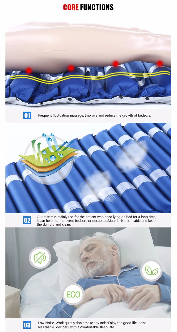 Tubular Air Pressure Mattress with Built-in Pump Blow up Mattress