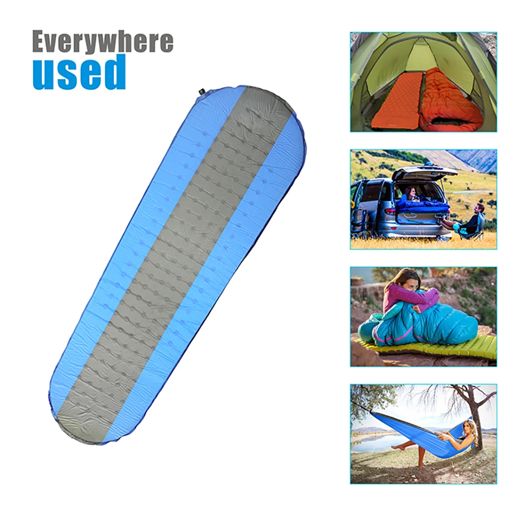 New Design Mummy Shape Self-Inflating Camping Pad Camping Air Mattress
