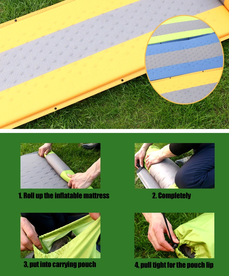 Sleeping Pad with Pillow Self Inflating Sleeping Pad Is Ideal for Camping Hiking Backpacking Camping Pad
