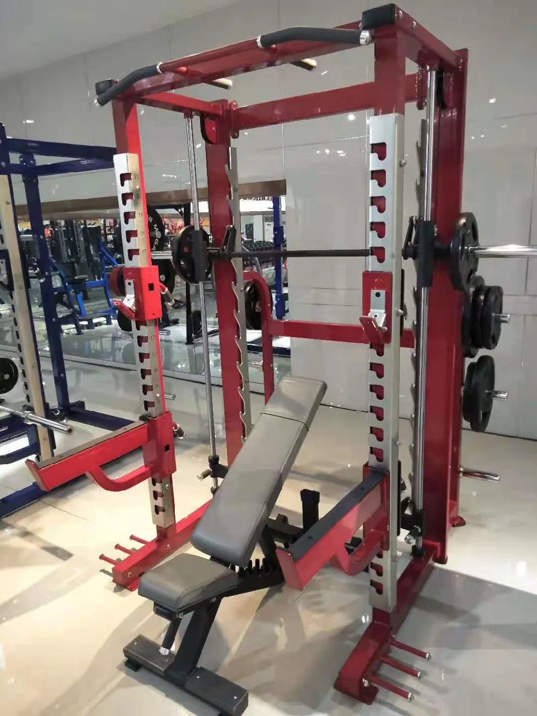 2023 Ifbb Champion Realleader Gym Fitness Equipment-Smith Machine with Power Rack