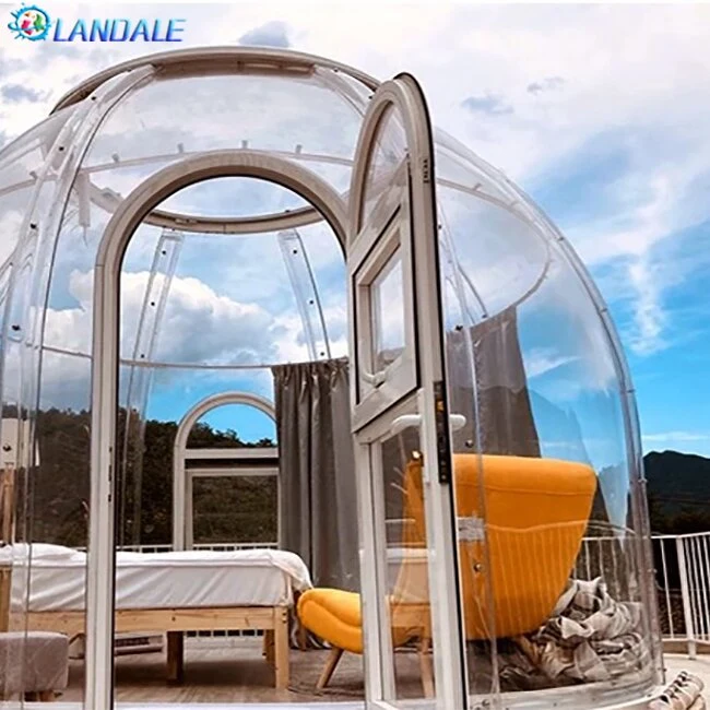 Outdoor Sleeping-out Hotel B&B Panoramic Tent Holiday Camp Camping Transparent Landscape Room PC Starry Sky Room Bubble Room