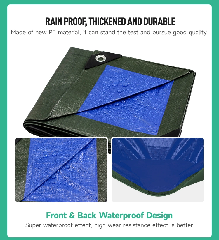 High Quality Waterproof PE Tarp Garden Leaf Container Bag Supplier