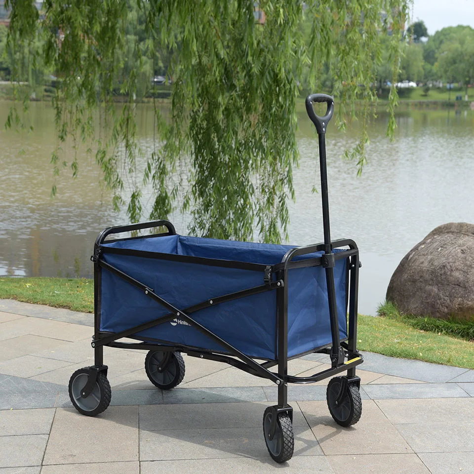 Cheap Outdoor Garden Camping Foldable Wagon Cart Folding Beach Trolley Cart