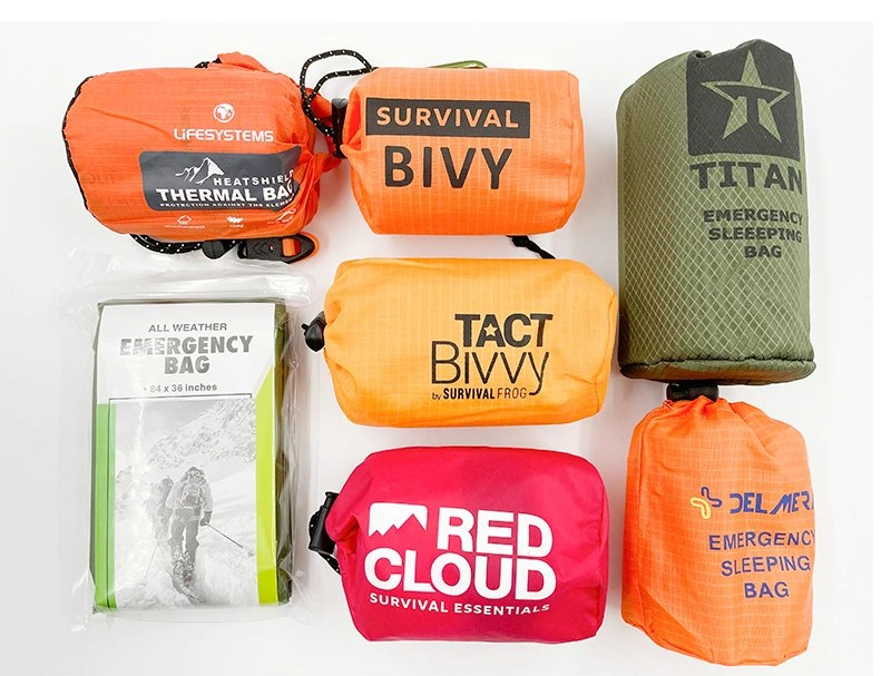 Wholesale Emergency Thermal Survival Weatherproof Sleeping Bag / Bivvy Bag Survival Gear for Outdoor Use