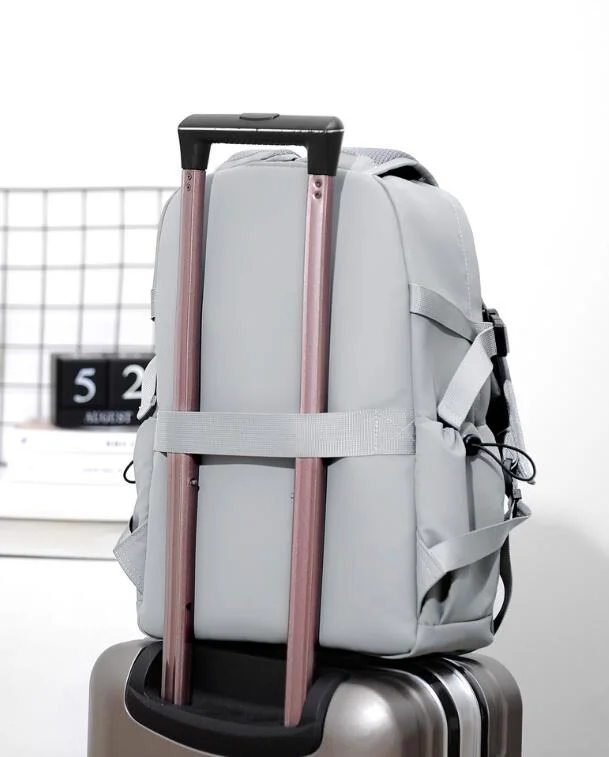 Backpack Men&prime; S Backpack Large Capacity Backpack Leisure Trend Sports Bag Computer Bag Male Compute Backpack College Schoolbag Travel Bag Laptop Backpack