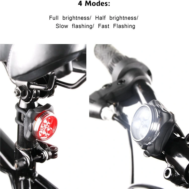 Bike Light Set, USB Rechargeable LED Bicycle Lights Waterproof Bike Headlight and Taillight Bike Accessories