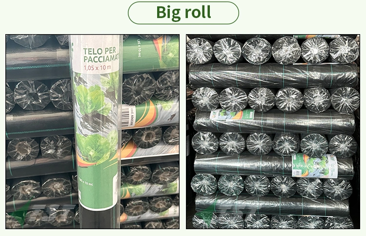 Weed Barrier Landscape Fabric Non Woven Weeds Blocker Garden Landscaping Fabric Roll Black Garden Plants Barrier Covers Heavy