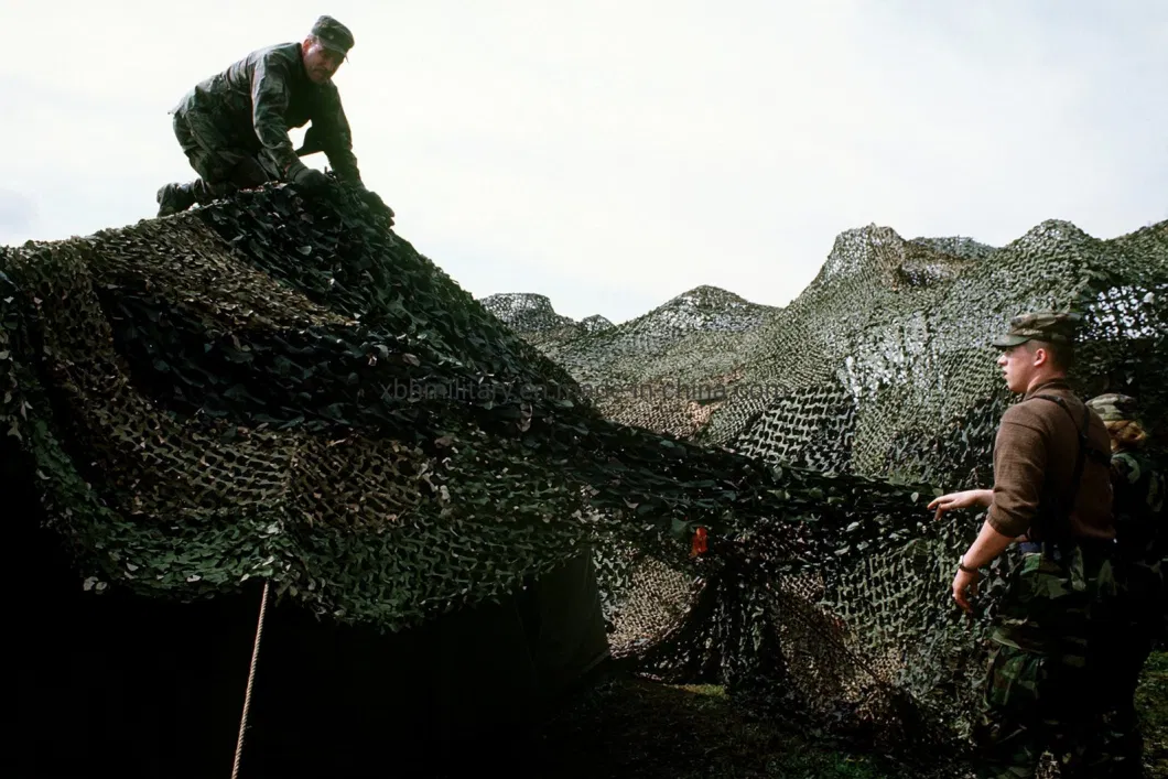 Anti Radar Fire Retardant Near Infared Camouflage Net for Tactical Use