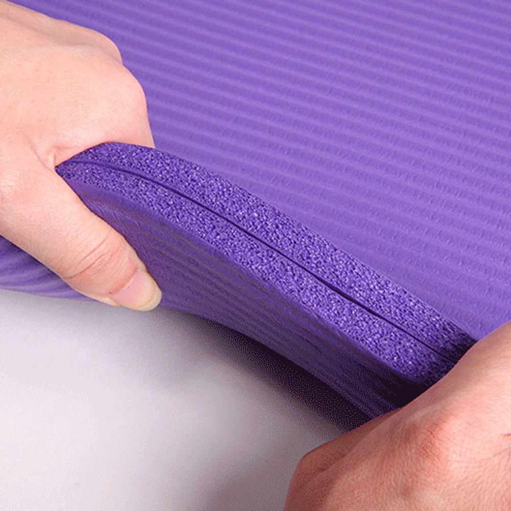 Yoga Mat 10mm Hangable Extra Wide and Extra Thick Non Slip Exercise &amp; Fitness Yoga Mat with Band