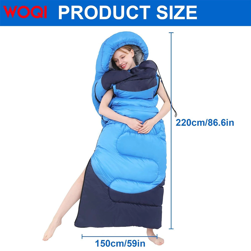 Season 3-4 Portable Adult Wearable Sleeping Bag Autumn/Winter Children&prime;s Sleeping Bag Suitable for Camping Backpacking