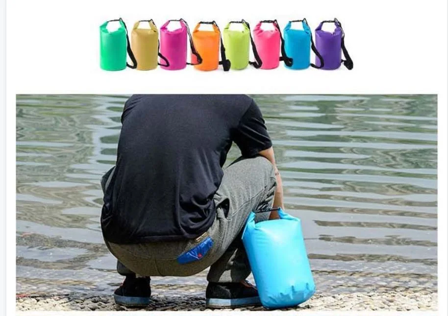 2022 Custom Outdoor PVC Tarpaulin Floating Waterproof Custom Dry Bag Backpack for Diving Sailing Camping
