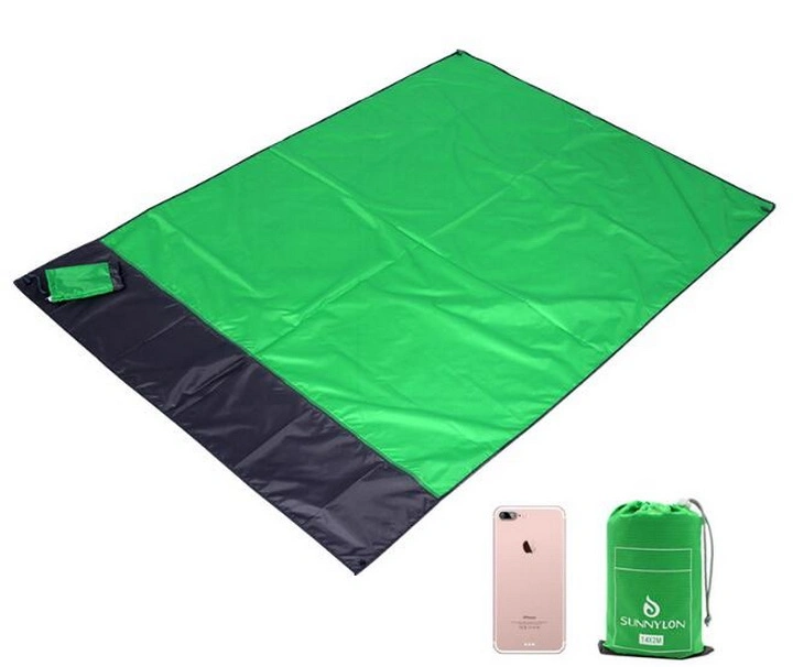 Sand Repeellant Parachute Polyester Picnic Beach Blanket Mat for Promotion Gifts