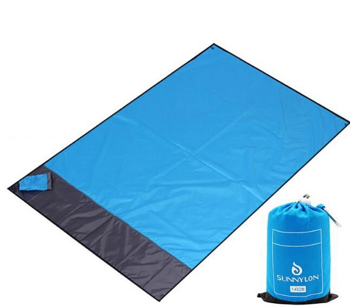 Sand Repeellant Parachute Polyester Picnic Beach Blanket Mat for Promotion Gifts
