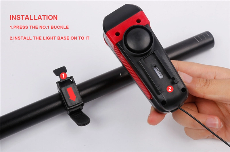 USB Rechargeable Bicycle Headlights Waterproof Rating Bike Front Light Cycling Equipment Bike Accessories Bicycle