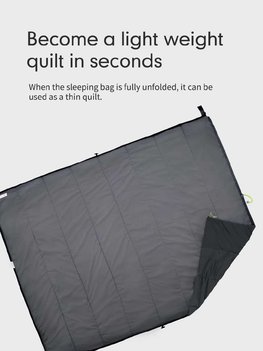 Wearable Design Light Weight Outdoor Camping 3 Modes Envelope Sleeping Bag
