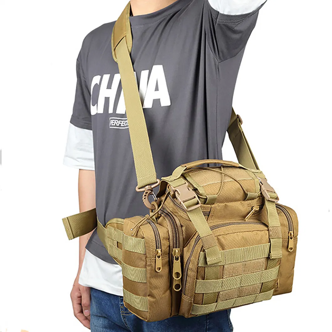 Waterproof Box Fishing Tackle Waist Tactical Sling Bag Hiking Fanny Pack Ci24150