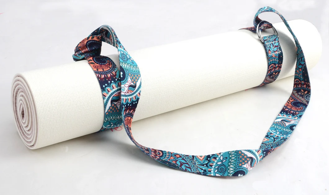 Eco-Friendly Cotton Yoga Mat Carrier Stretching Strap