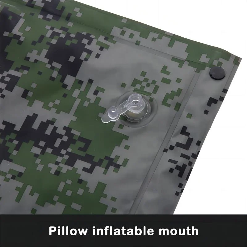 Travelling Inflatable Camouflage Blow-up Lilo Air Bed Camping Air Mattress
