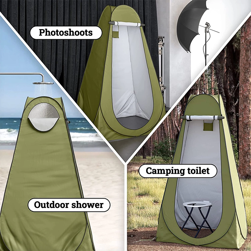 Portable Shower Tent Inflatable Dome Pop up Shower Tents Camping Outdoor Waterproof Drop Down Shower Tent