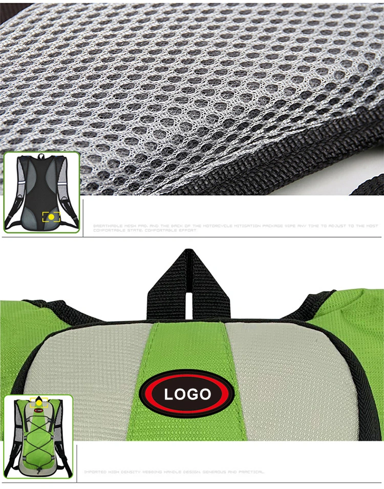 Fashion Custom Waterproof Riding Bicycle Hydration Pack Bags Outdoor Hiking Cycling Hydration Backpack with Water Bladder