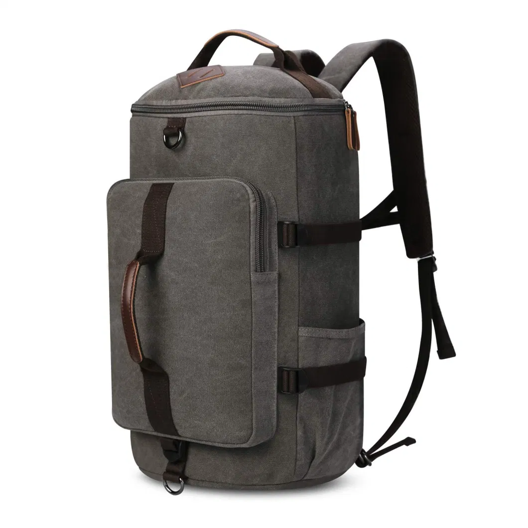 Large Canvas Backpack Travel Duffel Bags Classic Casual Daypack Duffle Bookbag