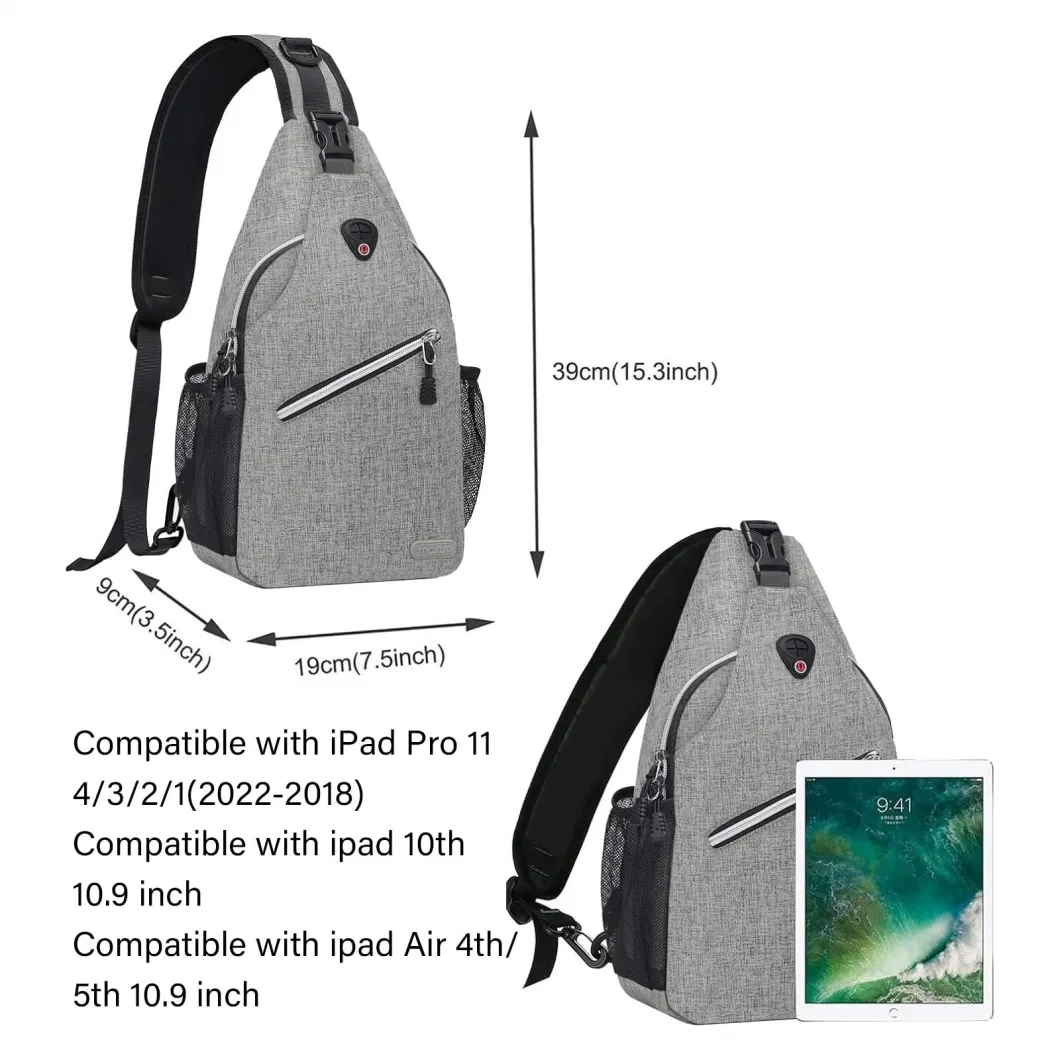 Washable Crossbody Chest Outdoor Hiking Daypack