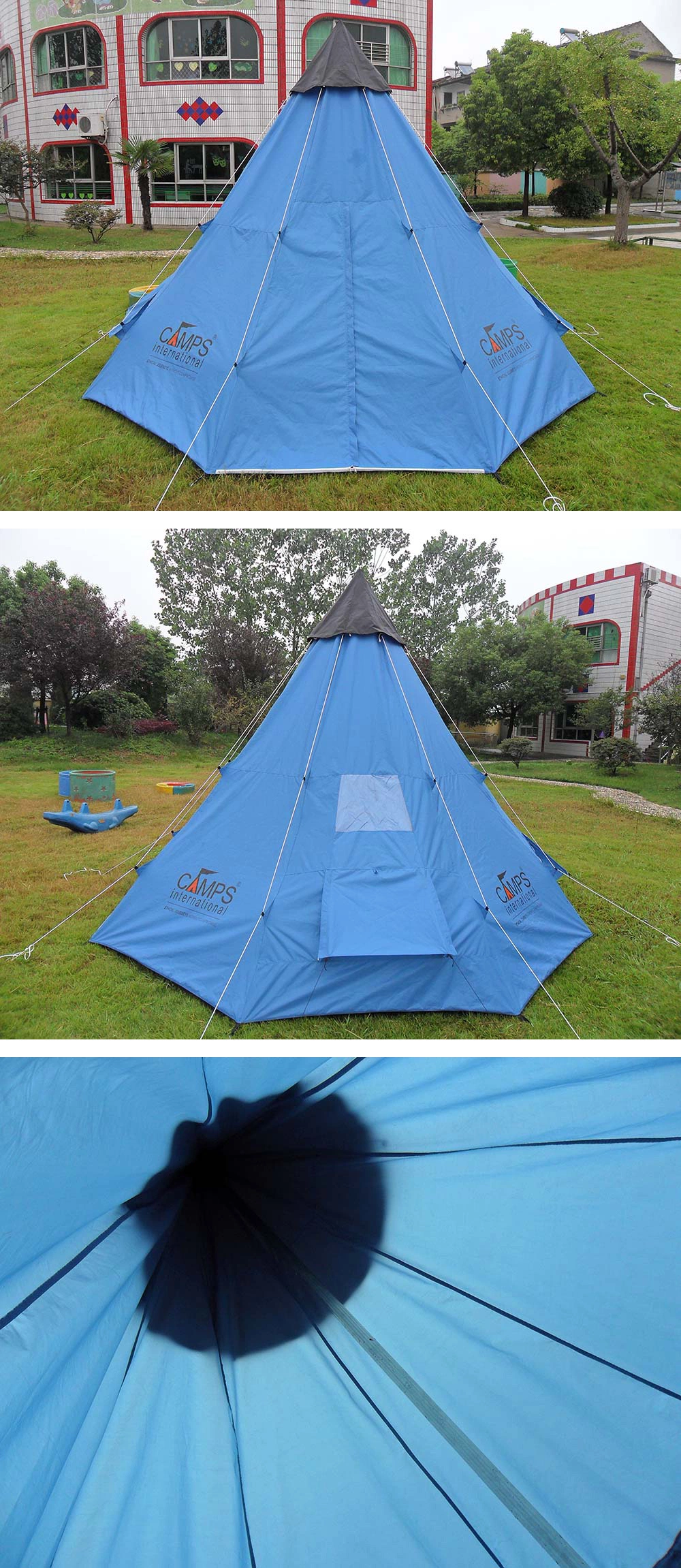 10 Person Backpacking Camping Custom Outdoor Teepee Tent for Sale