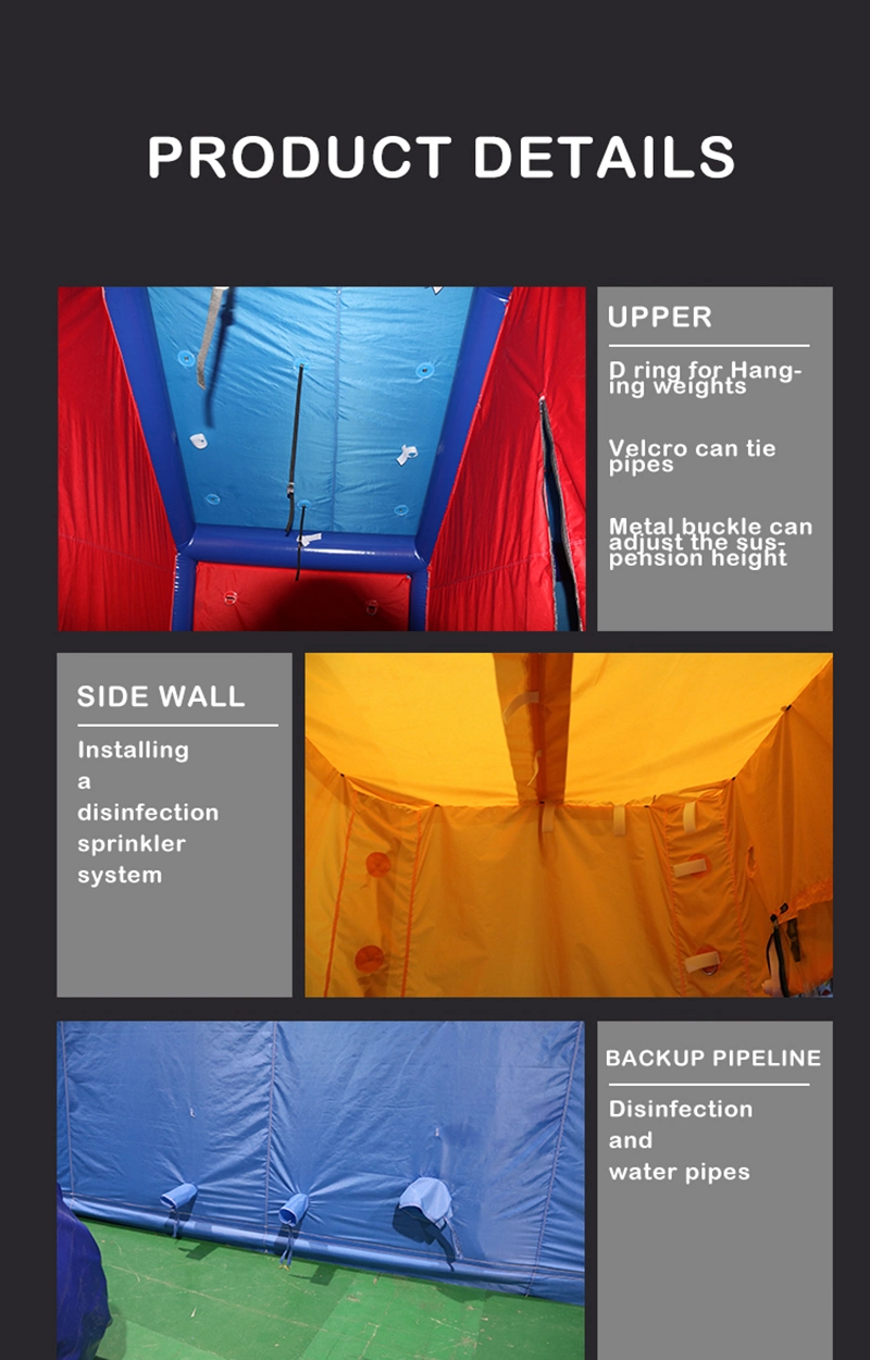 Portable Inflatable Decontamination Decon Tent for 1 Man
