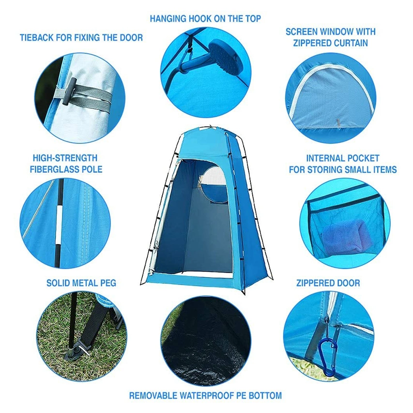 Privacy Tent Portable Dress Changing Room Toilet Camping Biking Beach Shower Privacy Custom Camping Automatic Tent