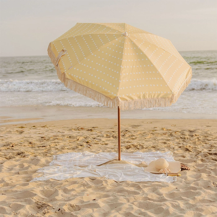 Outdoor Sun and Rain Beach Camping Oxford Sliding Shade Large Swimming Pool Umbrella