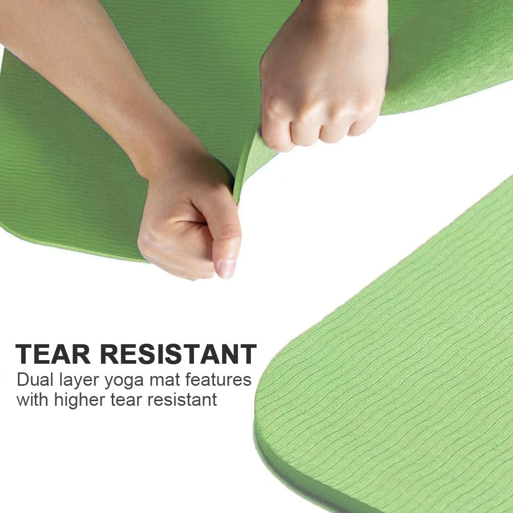 Custom Logo Durable Thick NBR Sport Yoga Mat Anti-Slip Gym Exercise Yoga Mat