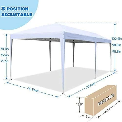 Pop up Canopy Tent Easy up Canopy Instant Folding Canopy Tent