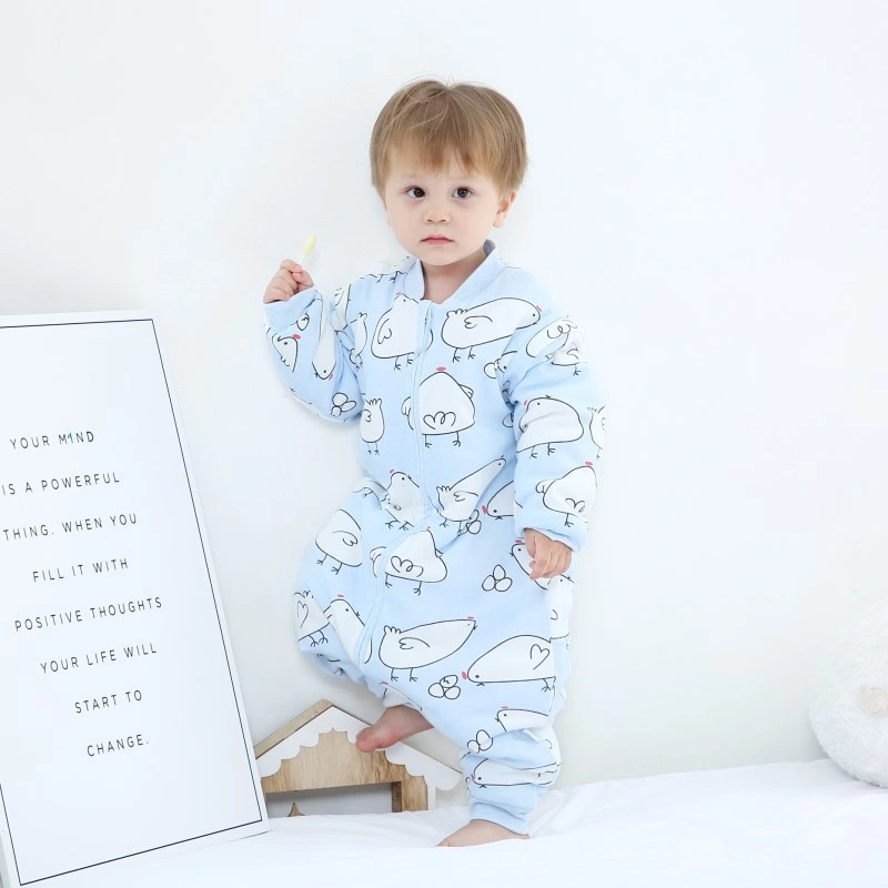 New Design Baby Clothes 100% Cotton Winter Wear Printing Long Sleeve Baby Sleeping Bag