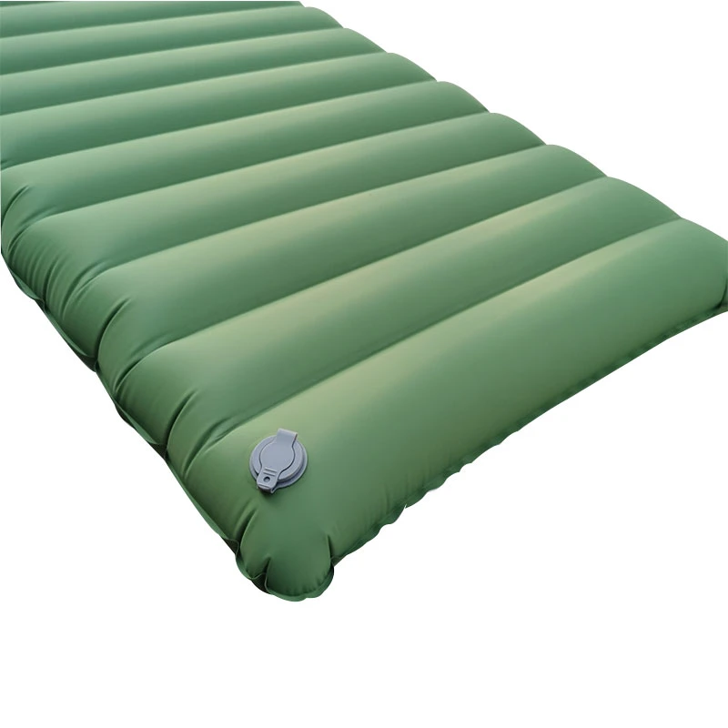 China Factory Prices High Density Queen Size Quick Inflating Inflatable Air Mattress with Connection Buttons