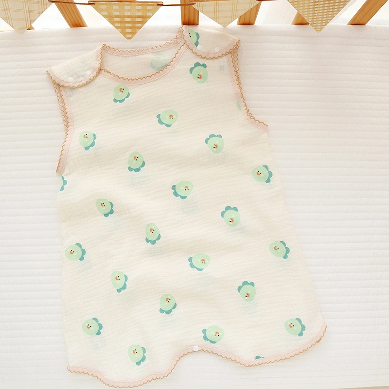 100% Jersey Cotton Sleeping Bag Sleeveless Sleeping Sack Newborn Wearable Knitted Baby Sleeping Bag