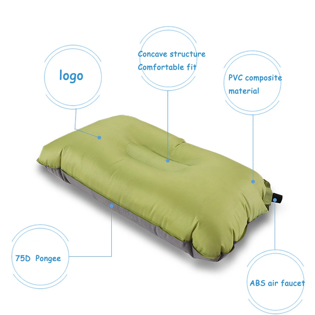Outdoor Camping Supplies Portable Multi Color Inflatable Air Mattress Pillows