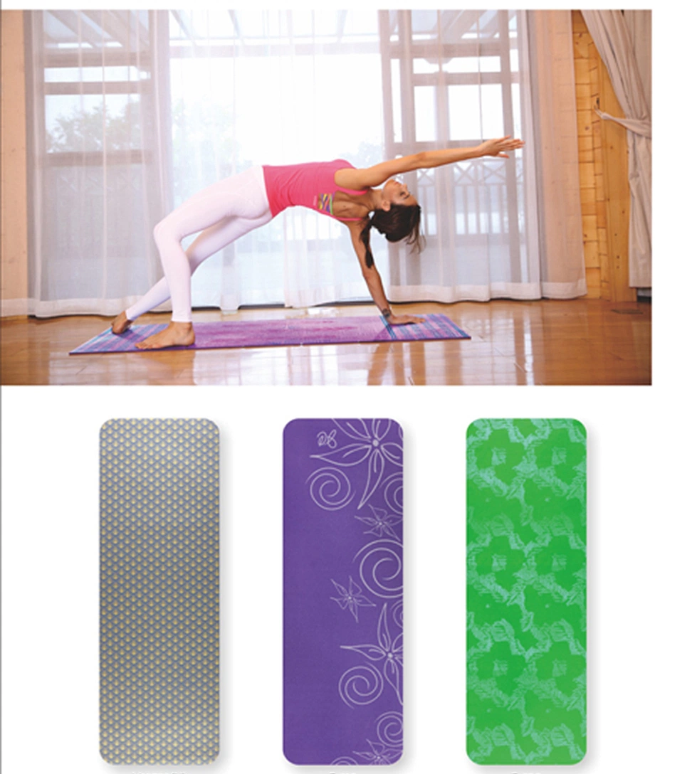 Hot Selling Custom Logo Print PVC Yoga Mat Cheap Thick Fitness Exercise Yoga Mat PVC