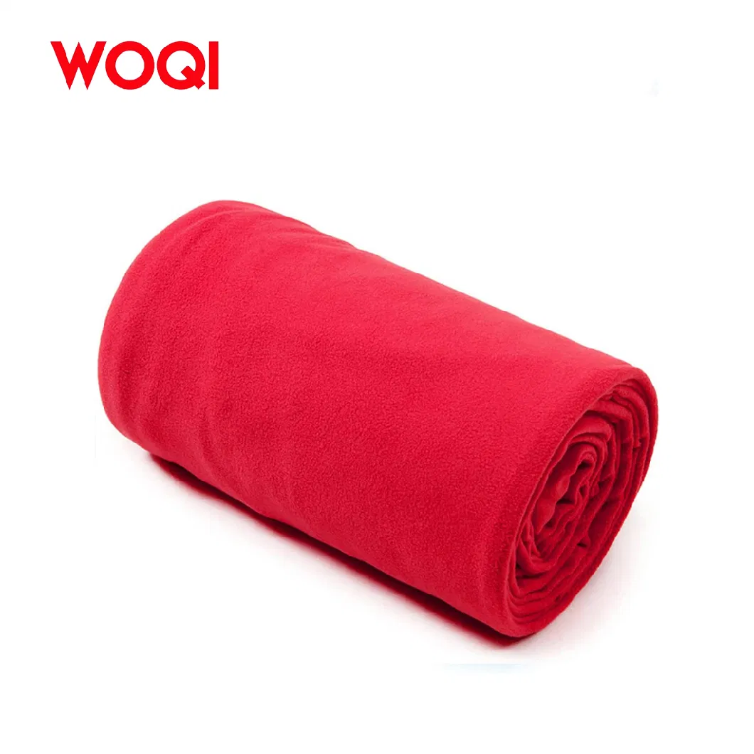 Woqi Wholesale Microfiber Fleece Zippered Sleeping Bag Liners for Camping