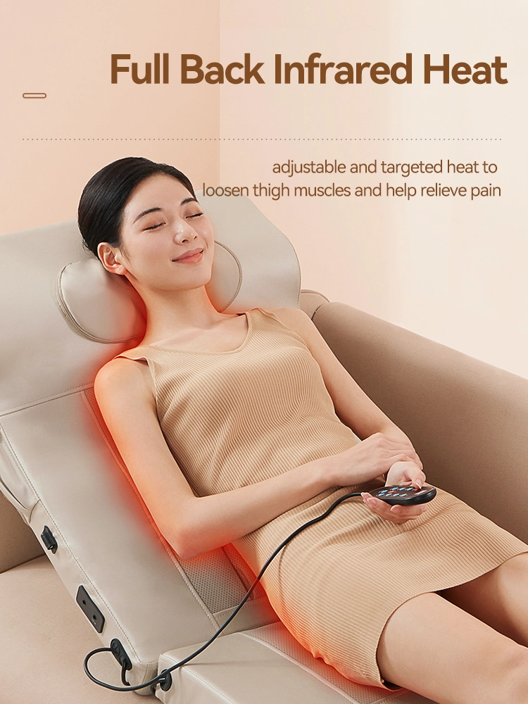 Electric Heated Massage Mat Full Body 10 Motors Vibrating Massage Mattress for Car and Home