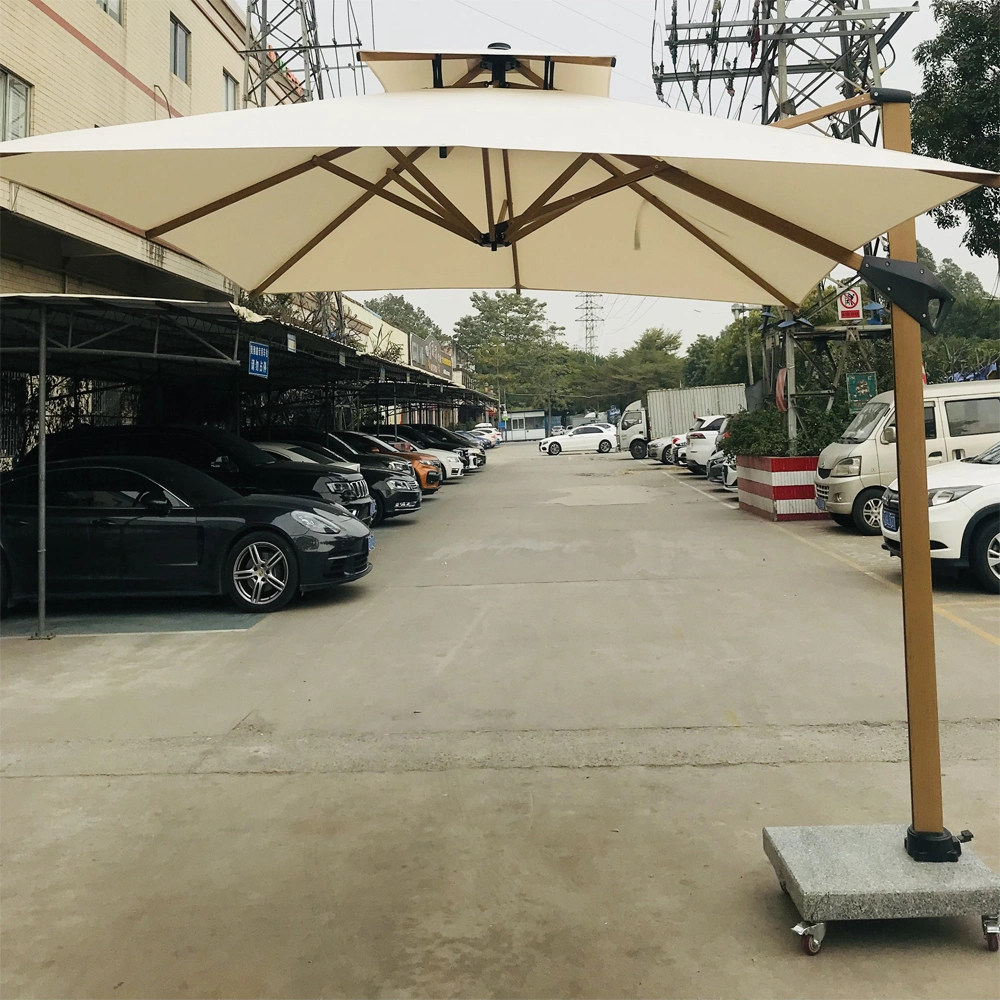 Wholesale High Quality Outdoor Patio Garden Furniture Aluminum Side Pole Beach Sun Cantilever Tent Umbrella