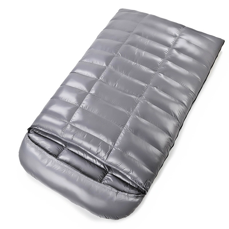 400t 20d Waterproof Nylon 90% Duck Down Double Person Washable Sleeping Bag for Couple