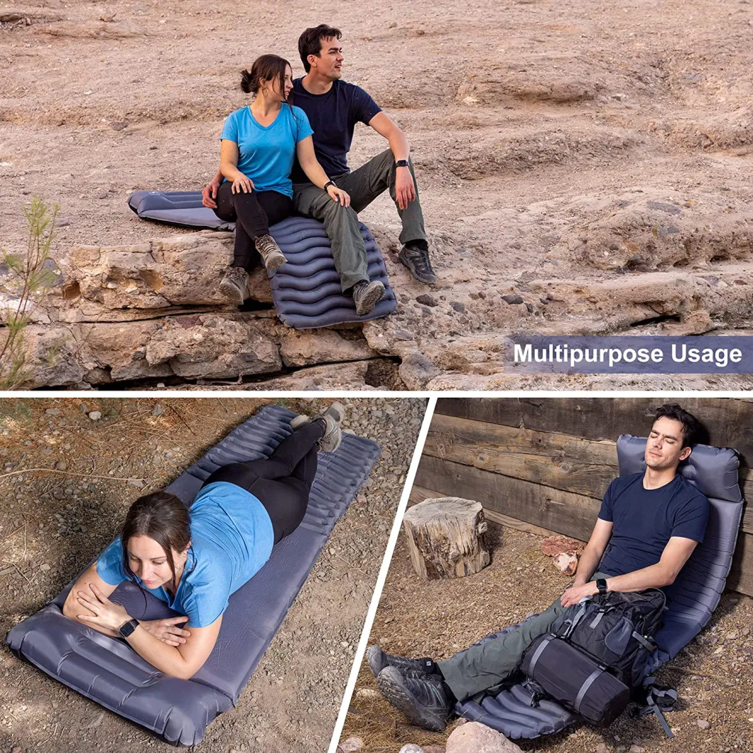 Woqi TPU Compact Lightweight Self-Inflating Air Mattress Camping Inflatable Sleeping Pad