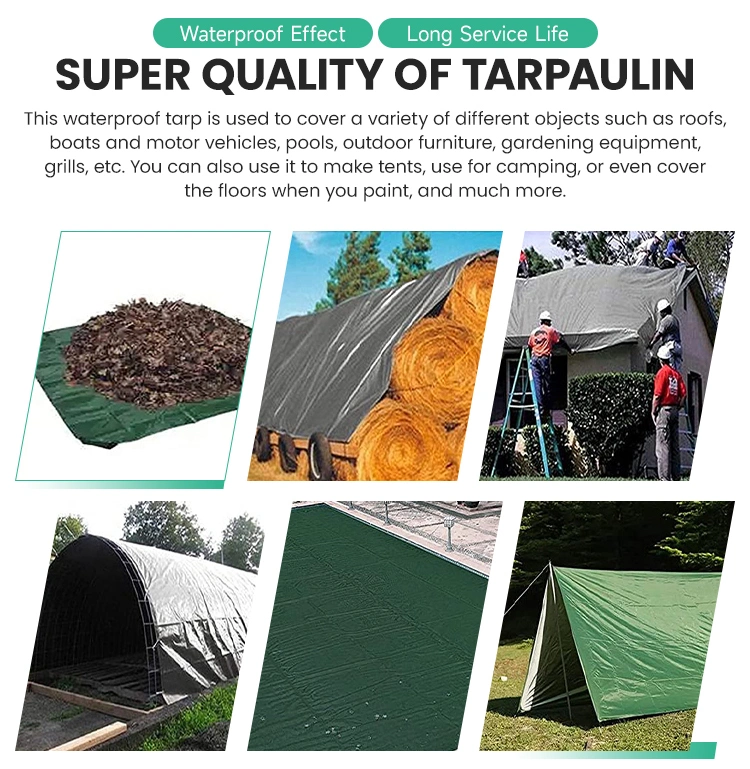 High Quality Waterproof PE Tarp Garden Leaf Container Bag Supplier