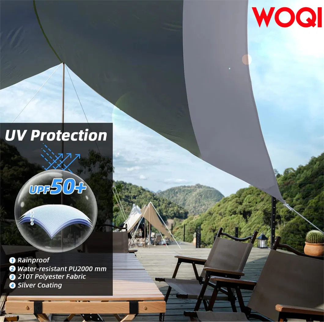 Woqi Customized Raincloth Tent, Portable Picnic Tarpaulin Tent