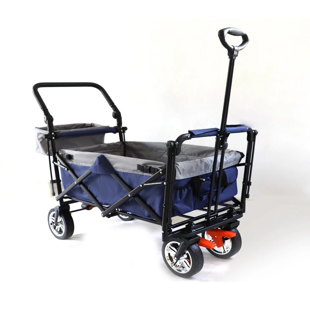 Multi Function Wagon Outdoor Garden Cart Folding Camping Cart Garden Wagon 4 Wheel