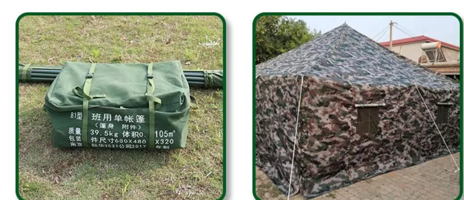 4*6m Military Style Tents for Sale, Outdoor Tent for 10-20 Persons