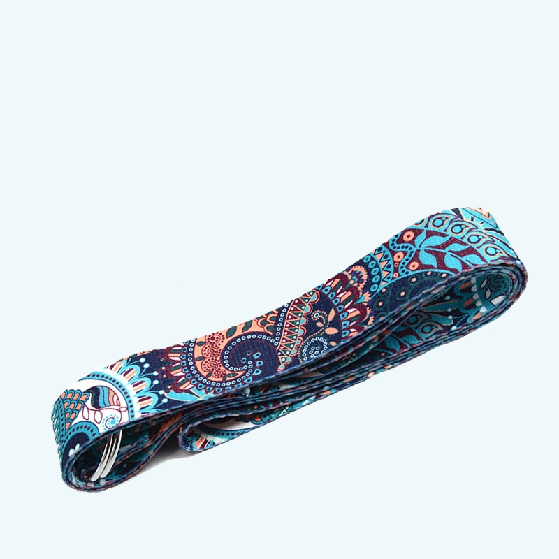 Eco-Friendly Cotton Yoga Mat Carrier Stretching Strap