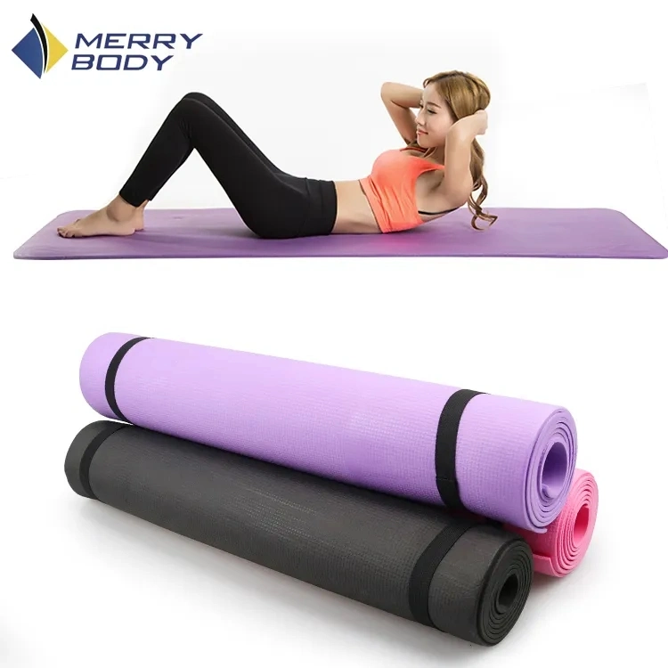 Custom Printing Fold Non-Slippery Thick NBR Foam Yogamat Gym Fitness Exercise Sports Mat